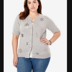 Women Within Short Sleeve Sweater